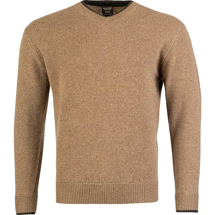 Jack Pyke Ashcombe 100% Lambswool Long Sleeve V-Neck Jumper Pullover Jack Pyke