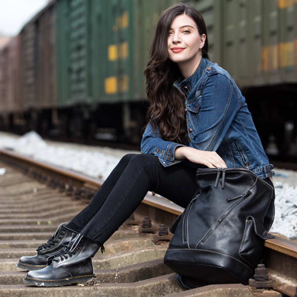Picacho Leather Backpack
