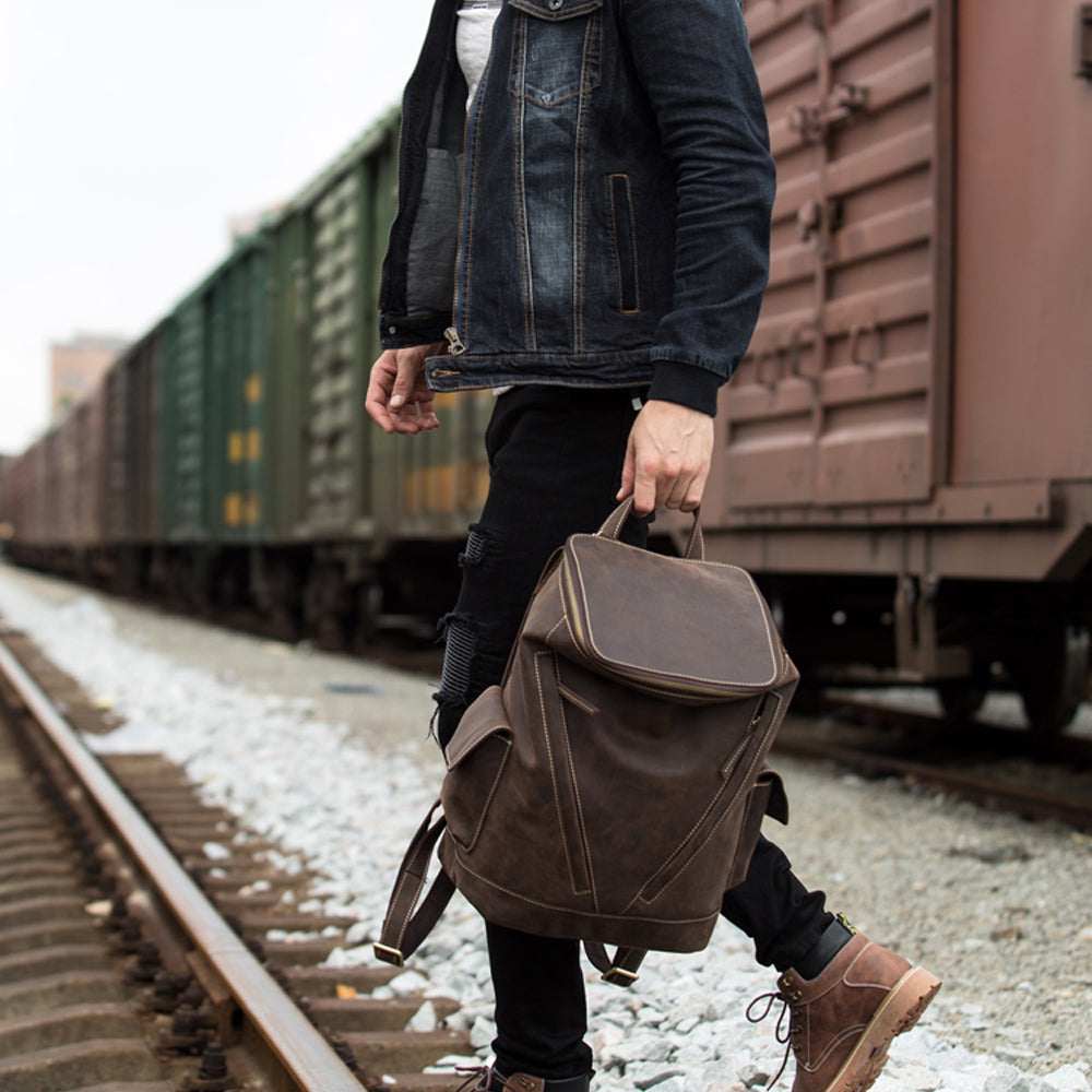 Picacho Leather Backpack