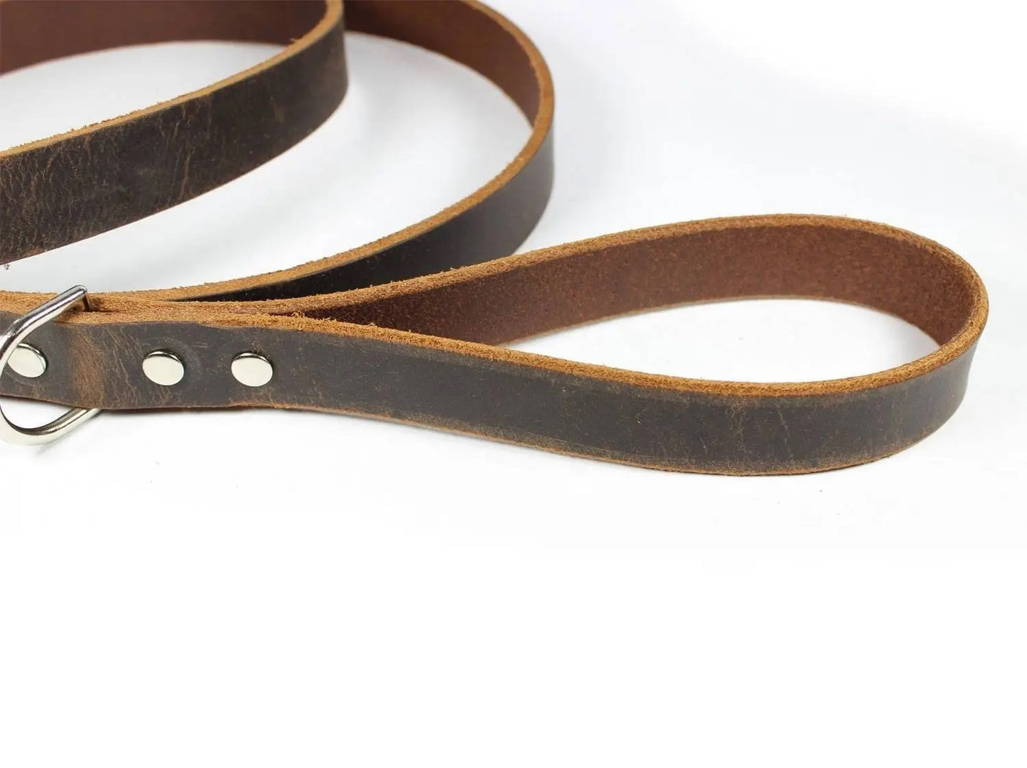 Premium Thick Leather Dog Leash Extra Long