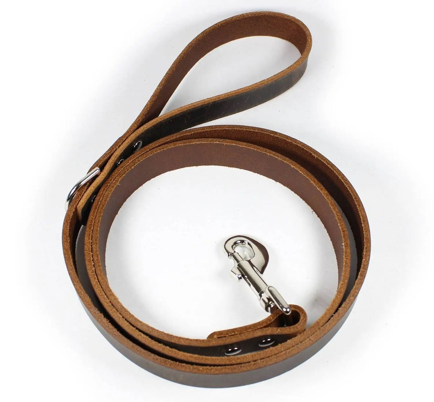 Premium Thick Leather Dog Leash Extra Long