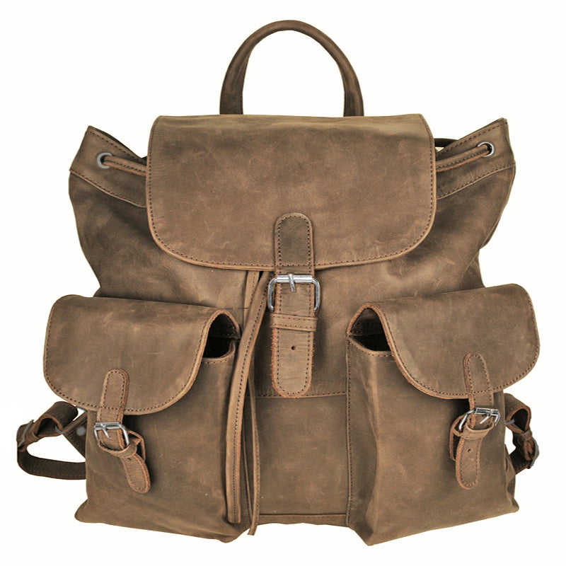 Genial Leather Backpack
