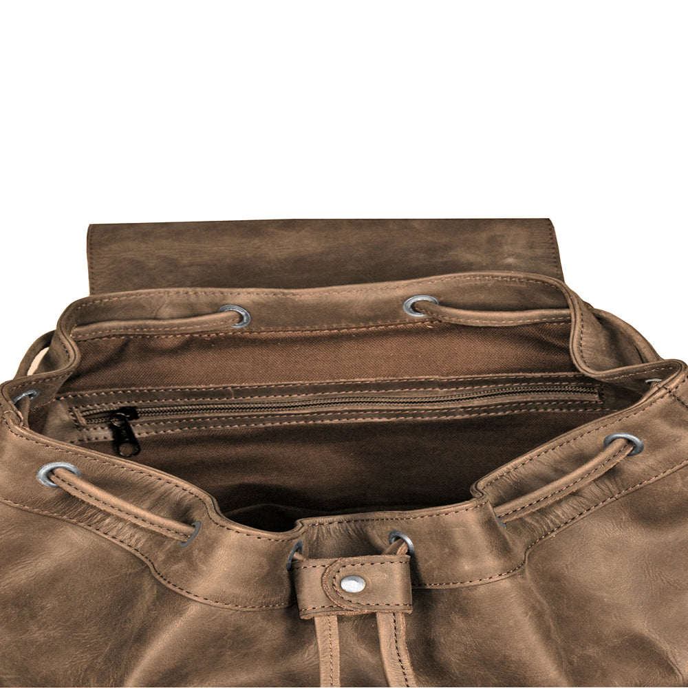 Genial Leather Backpack