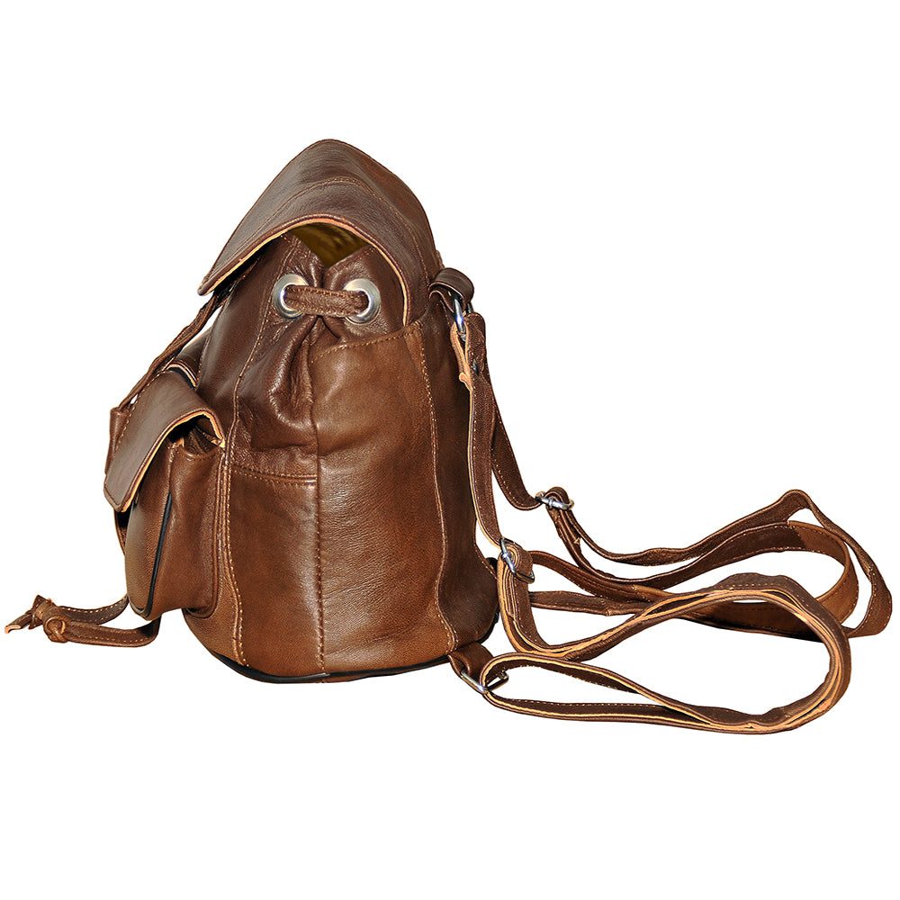 Stretta Leather Mini Backpack