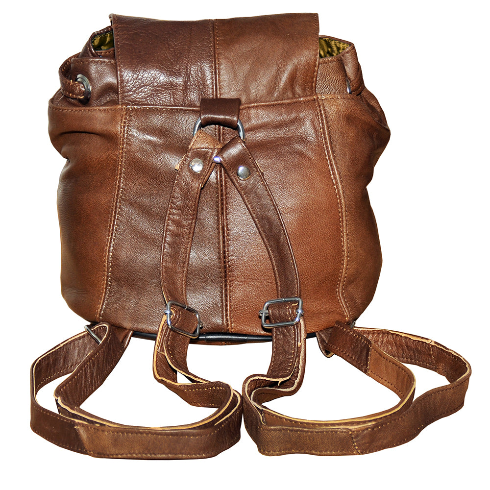 Stretta Leather Mini Backpack