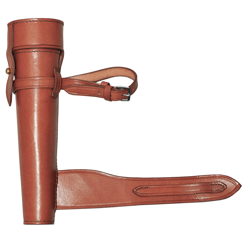 Saddle Hip Steel Flask with Leather Case