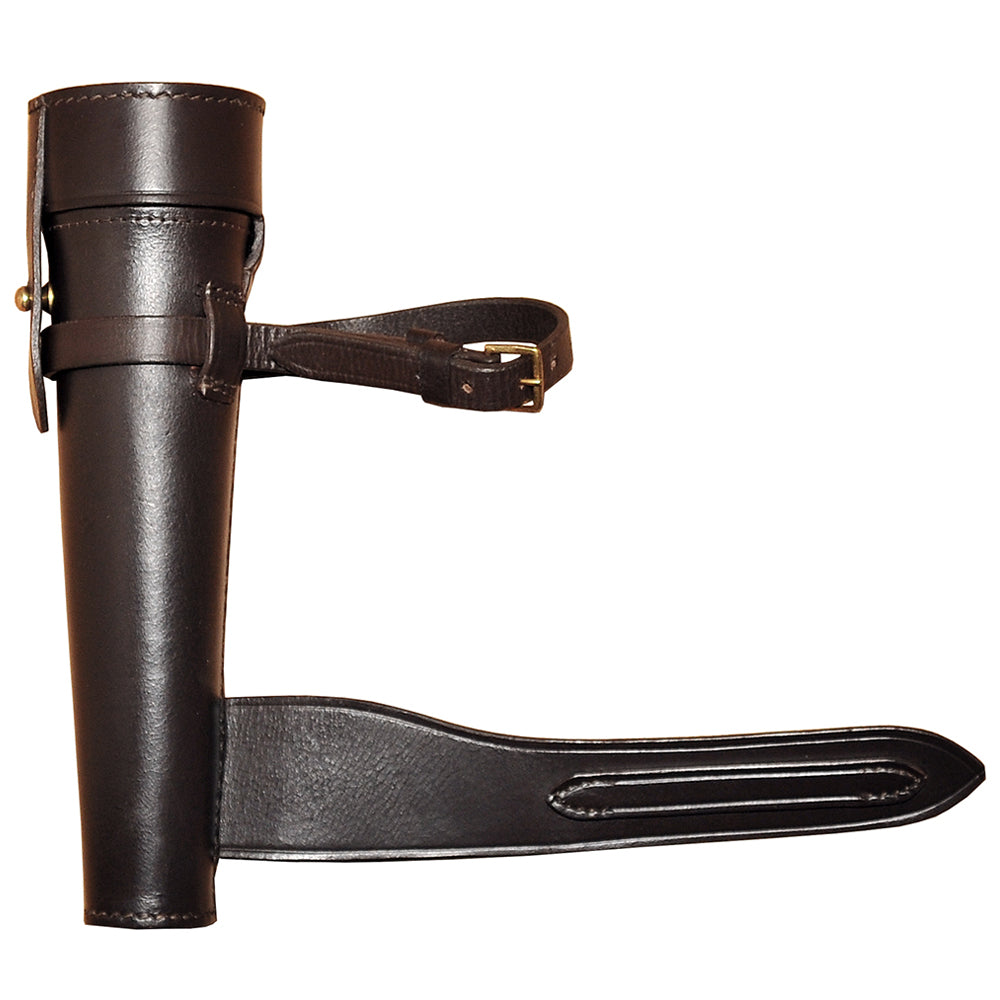 Saddle Hip Steel Flask with Leather Case