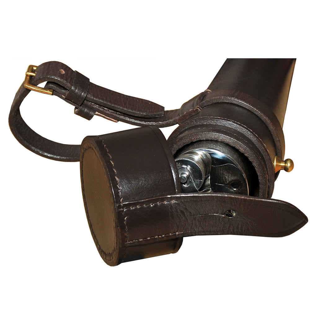 Saddle Hip Steel Flask with Leather Case