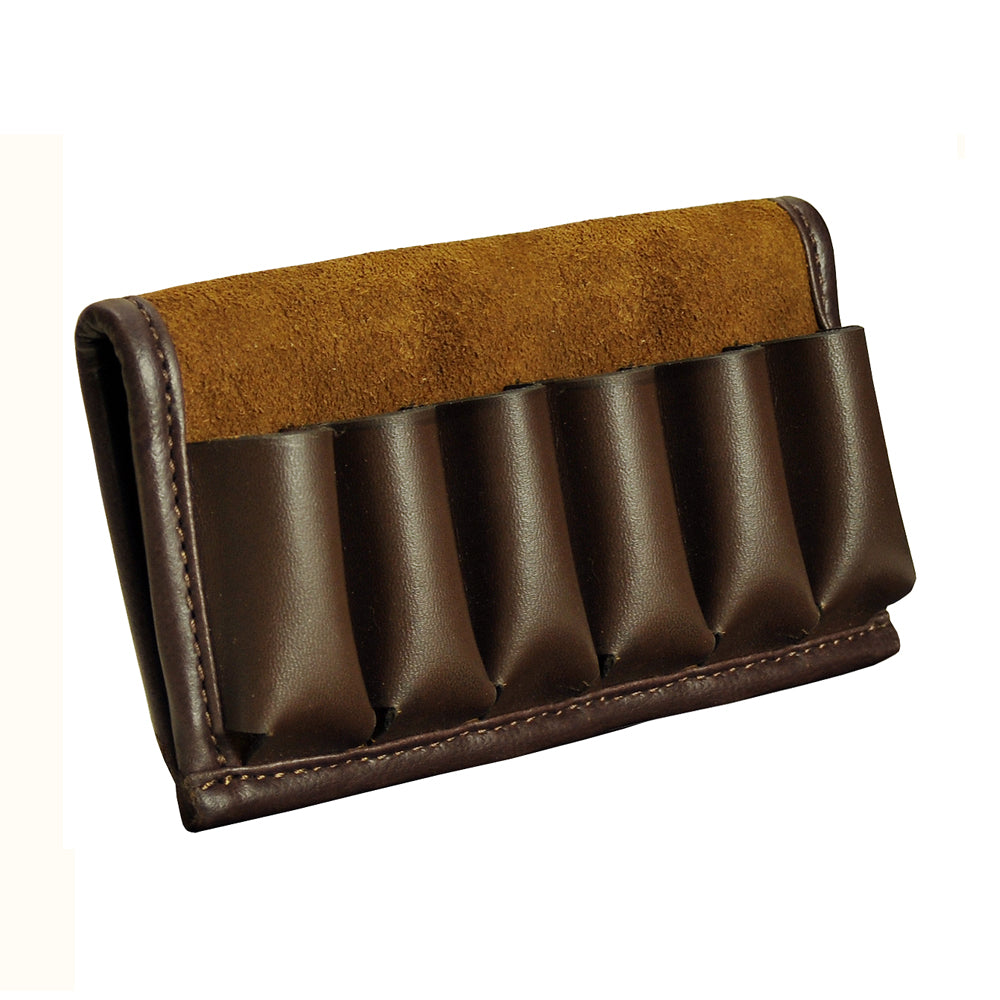 Classic Leather 6 Cartridge Belt Pouch-Wallet 12G