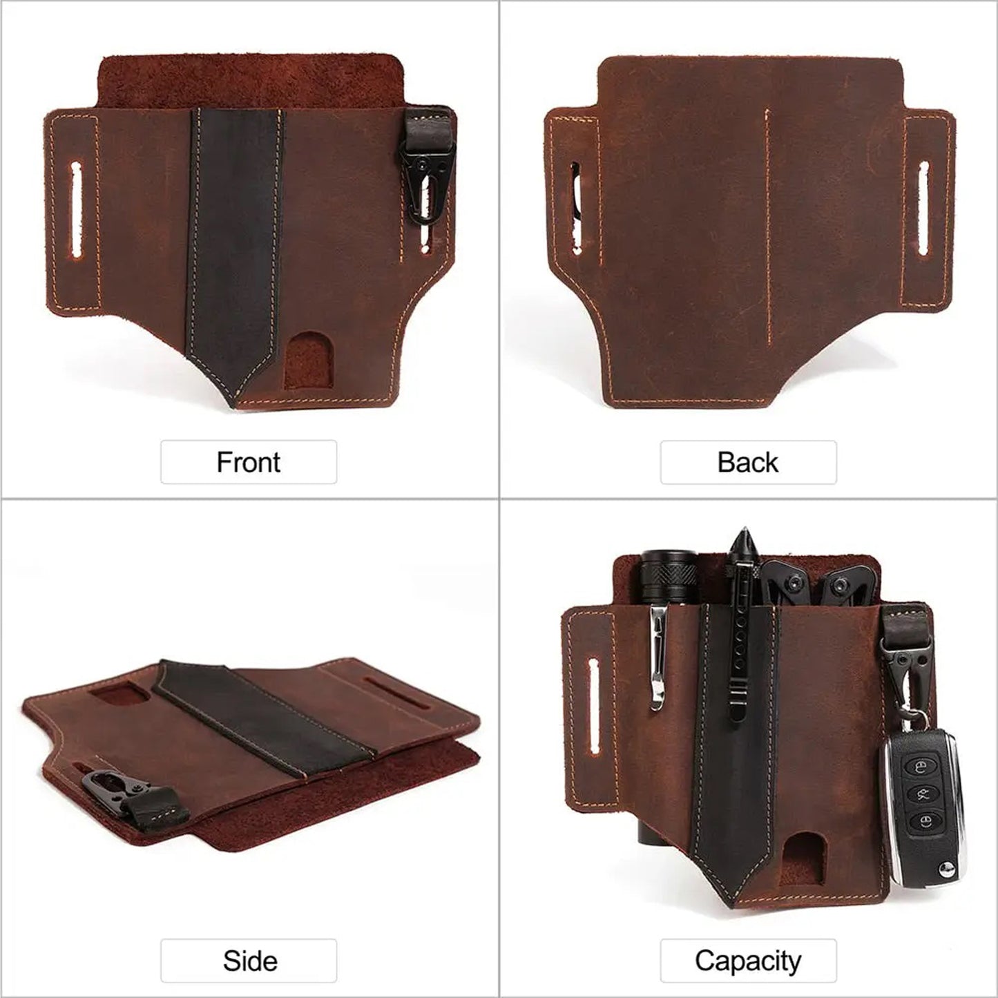 Brio Leather EDC Multitool Holster