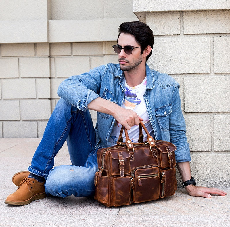 Triumph Leather Briefcase