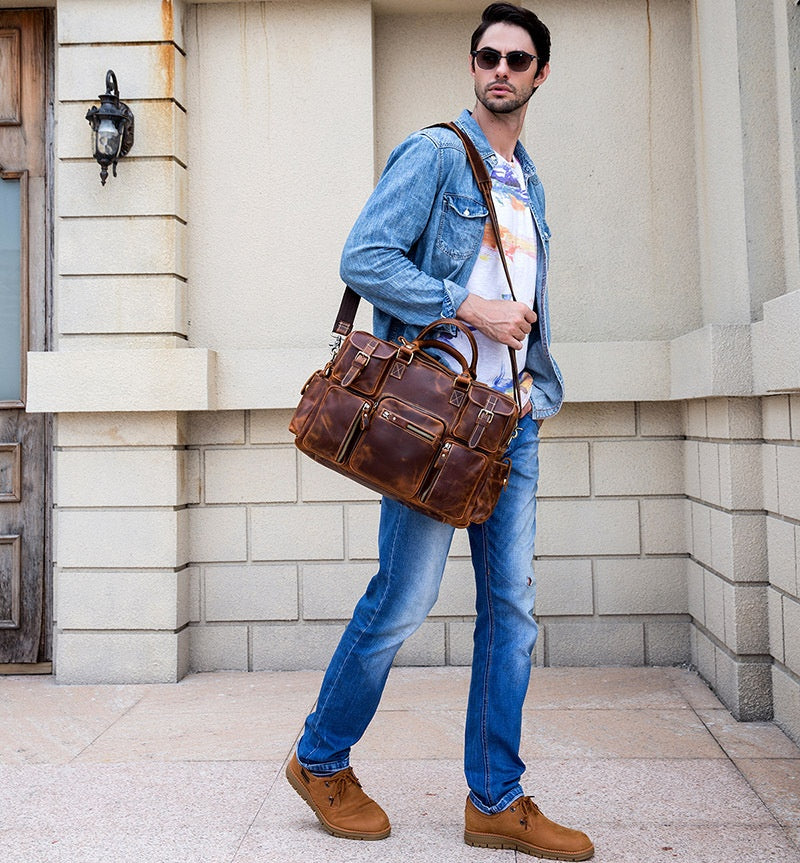 Triumph Leather Briefcase