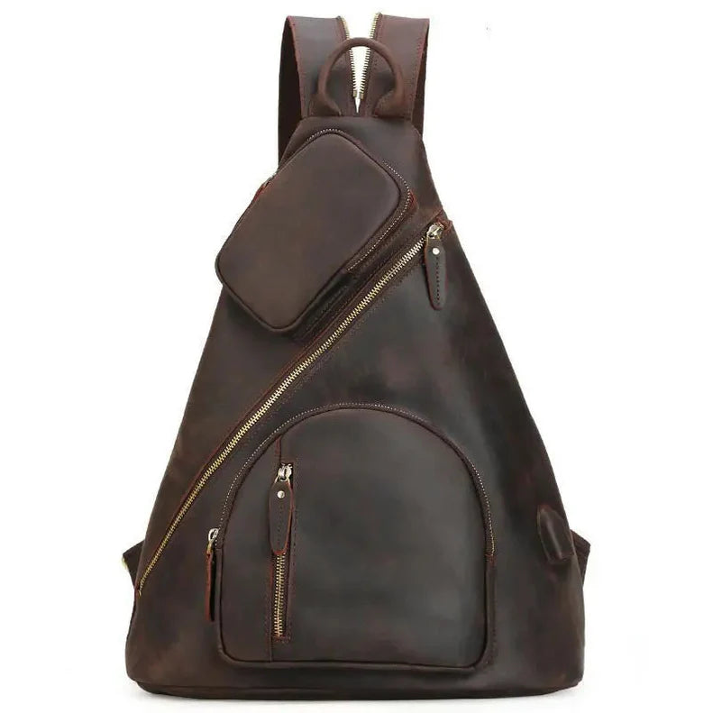 Studio Sling Leather Backpack