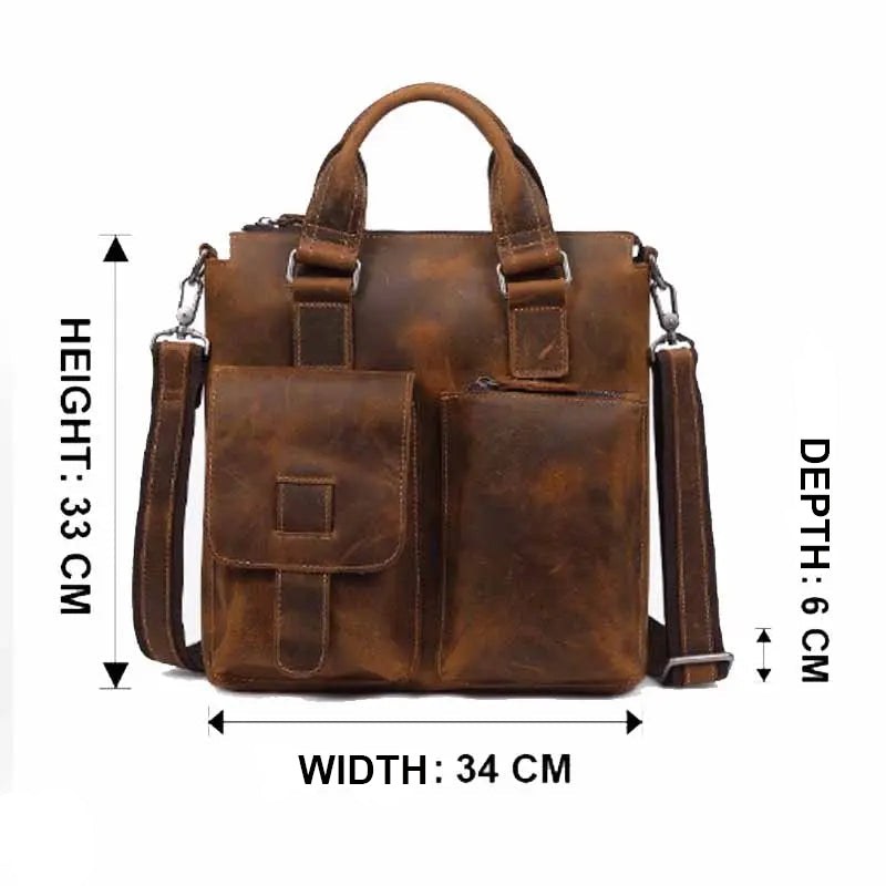 Picacho Leather Satchel