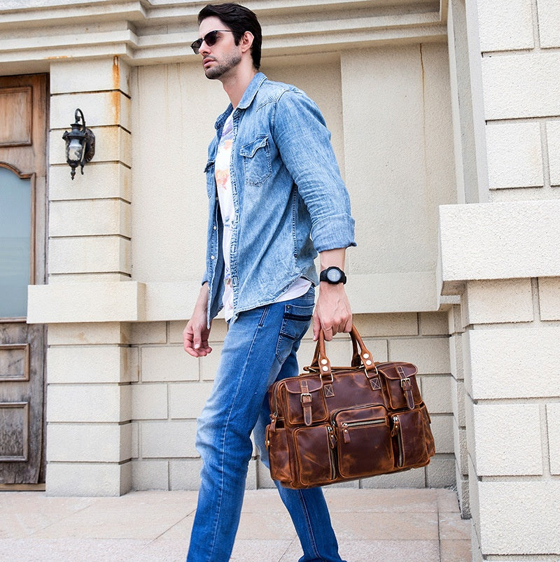 Triumph Leather Briefcase