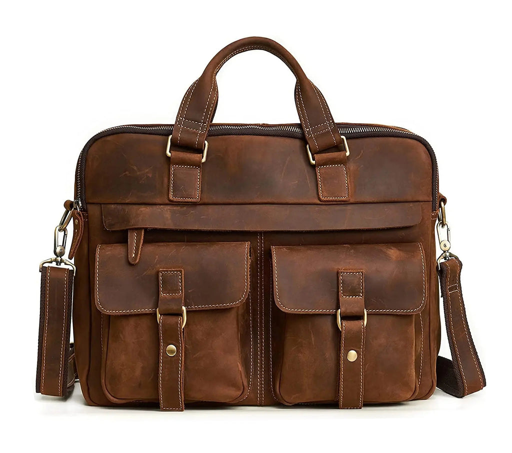 Picacho Leather Briefcase