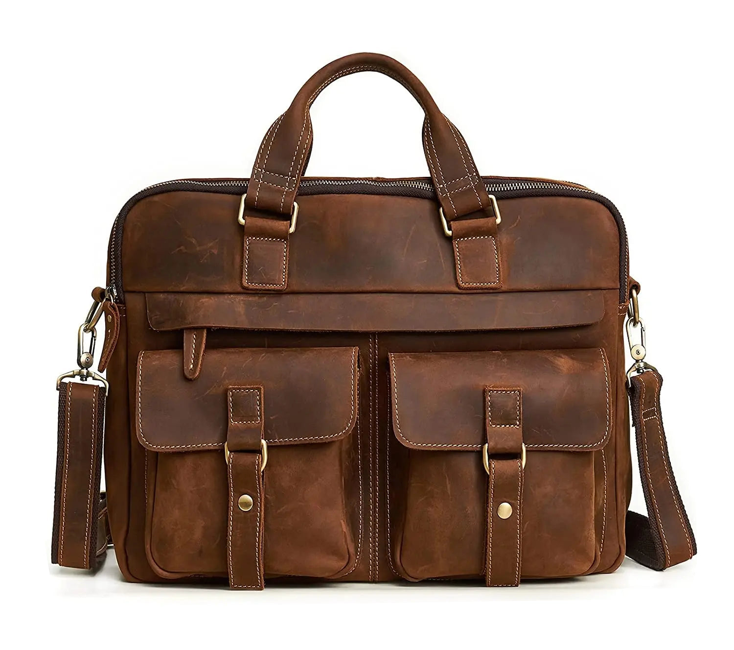 Picacho Leather Briefcase