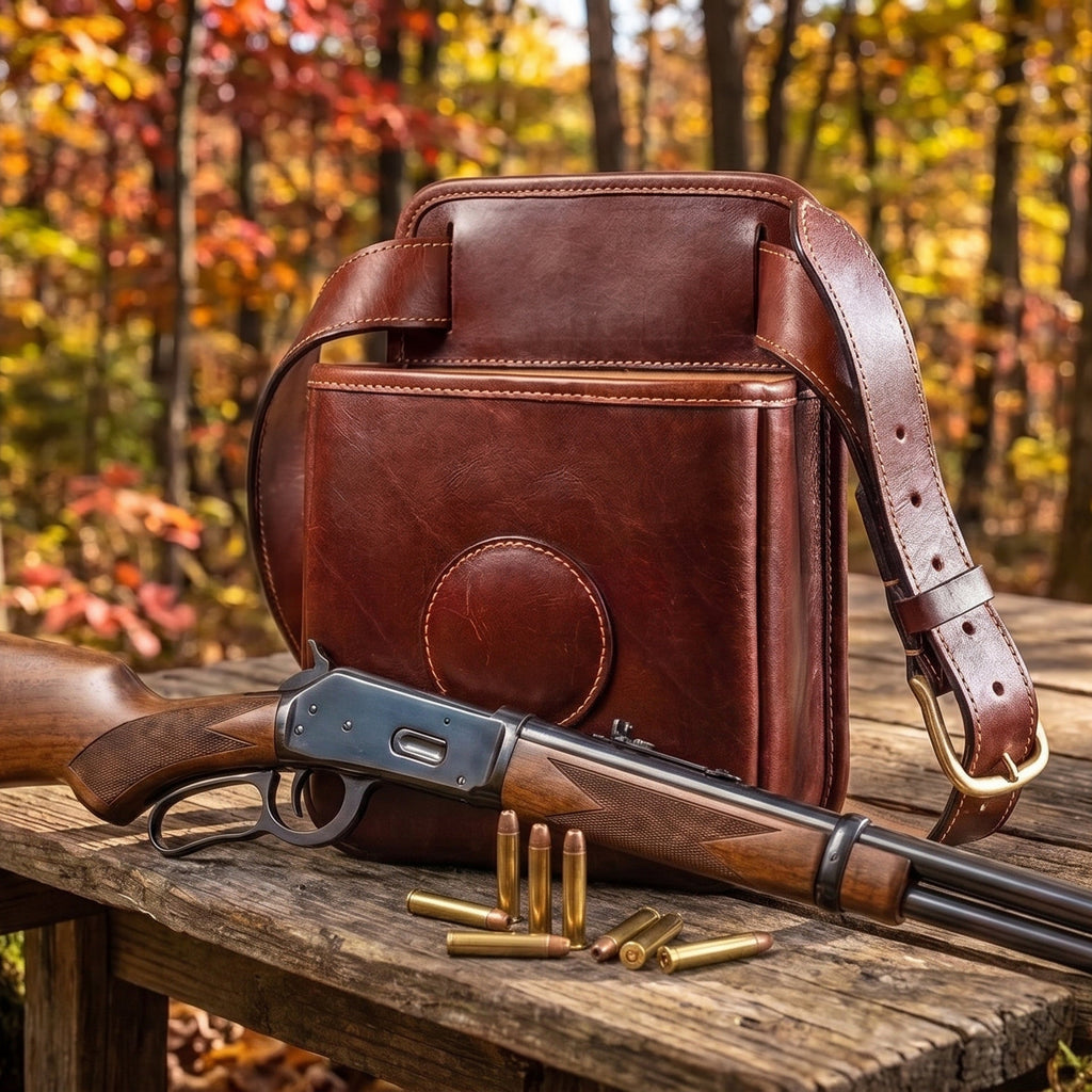 Classic Ammo Shell Leather Pouch John Freya