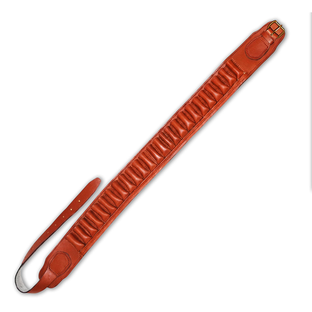 Deluxe Leather Cartridge Belt Oxblood John Freya