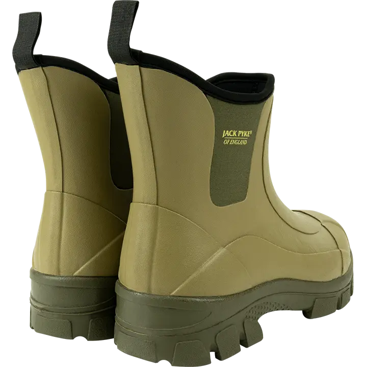 Jack Pyke Ankle Wellington Rubber Boots Wellie Waterproof Green Jack Pyke