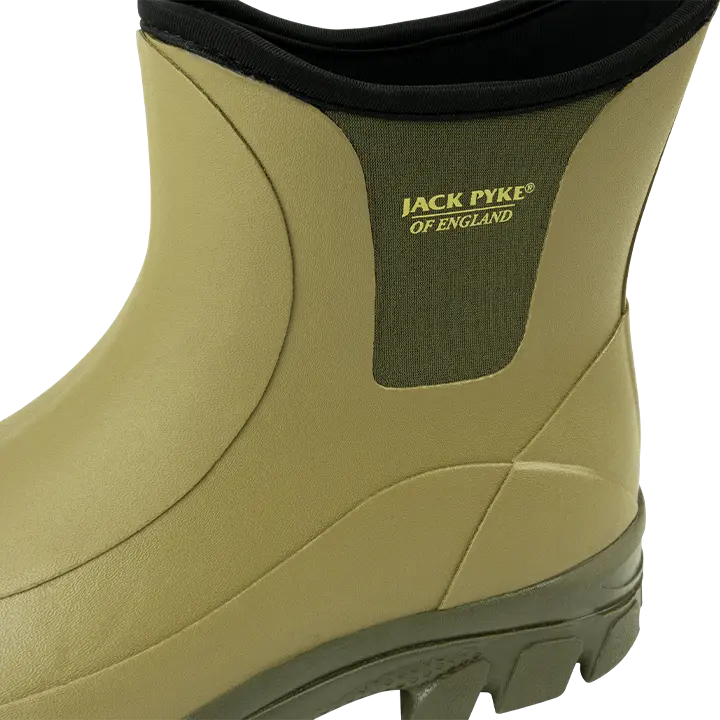 Jack Pyke Ankle Wellington Rubber Boots Wellie Waterproof Green Jack Pyke