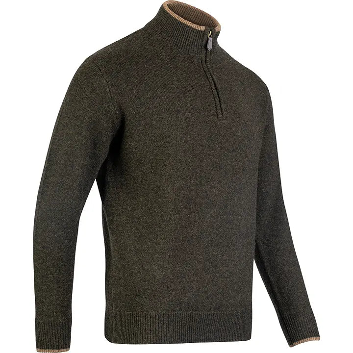 Jack Pyke Ashcombe 100% Lambswool Zipknit Pullover Jack Pyke