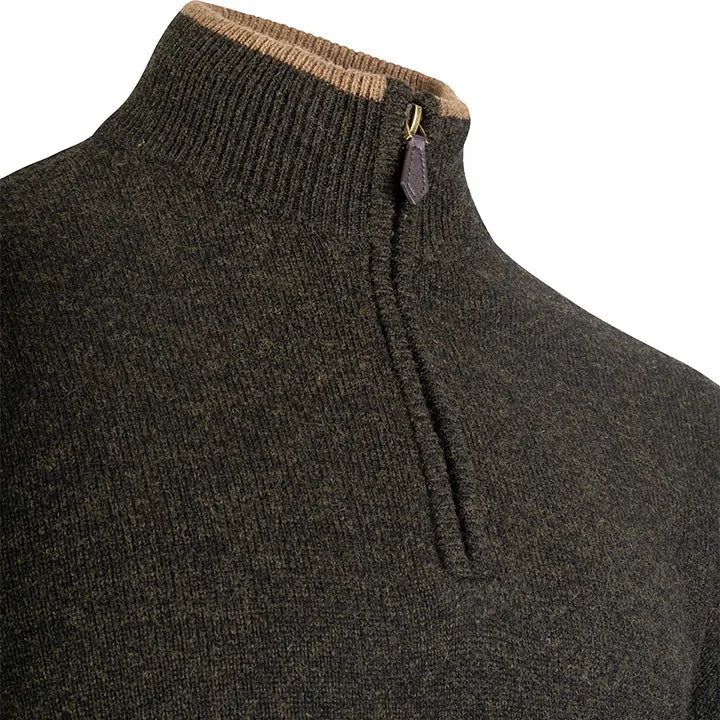 Jack Pyke Ashcombe 100% Lambswool Zipknit Pullover Jack Pyke