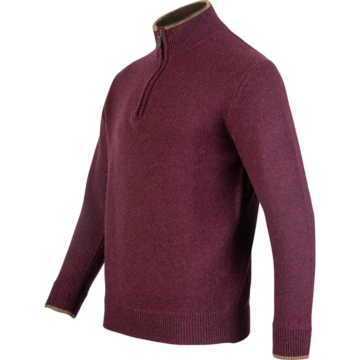 Jack Pyke Ashcombe 100% Lambswool Zipknit Pullover Jack Pyke