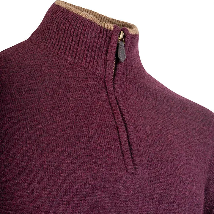 Jack Pyke Ashcombe 100% Lambswool Zipknit Pullover Jack Pyke