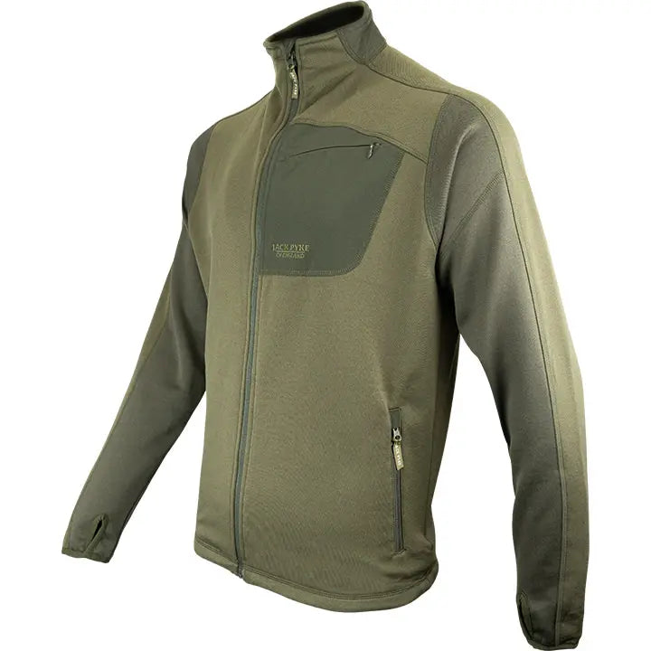 Jack Pyke Ashcombe Technical Fleece Jacket Green Jack Pyke