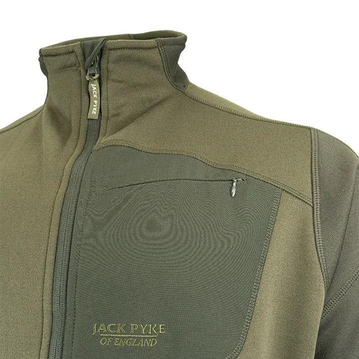 Jack Pyke Ashcombe Technical Fleece Jacket Green Jack Pyke