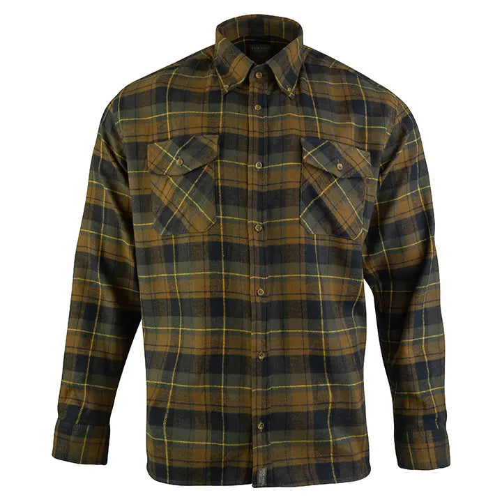 Jack Pyke Flannel Shirt Brown - John Freya London | Finest Hunting Shooting Equipment & Clothing