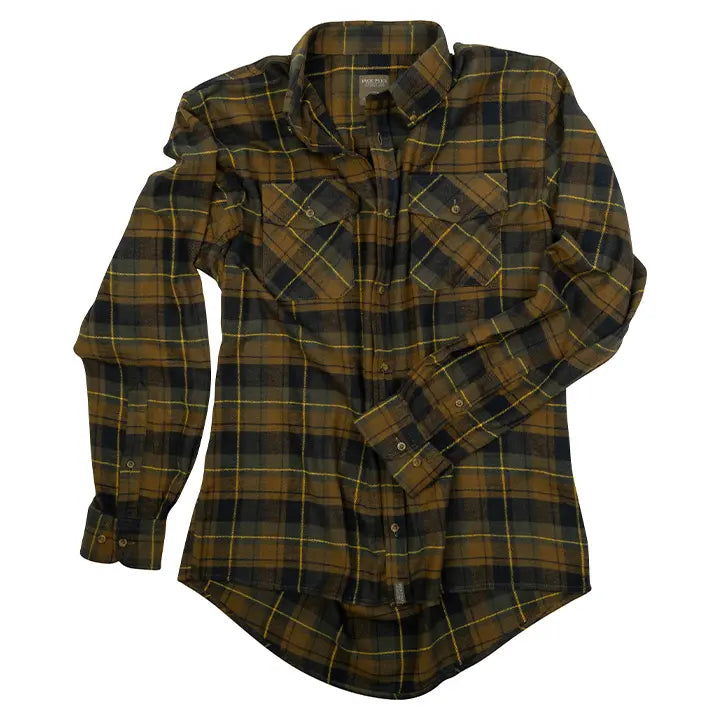 Jack Pyke Flannel Shirt Brown - John Freya London | Finest Hunting Shooting Equipment & Clothing