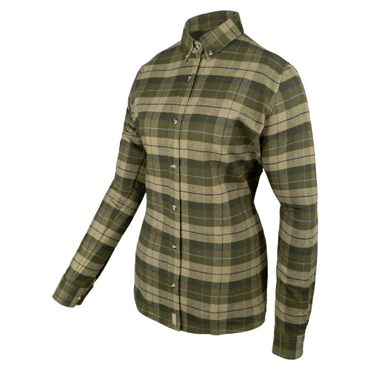 Jack Pyke Ladies Bleasdale Heavy Flannel Shirt - John Freya London | Finest Hunting Shooting Equipment & Clothing