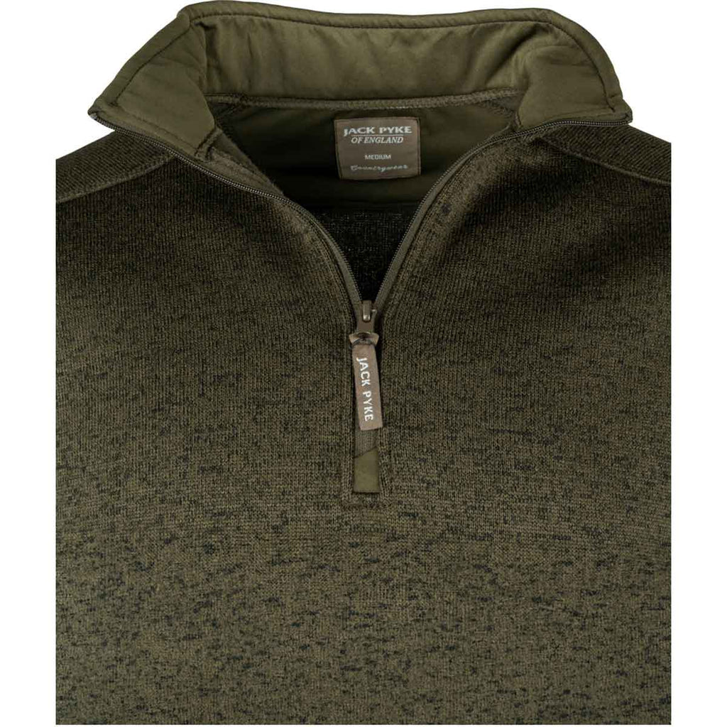 Jack Pyke Melange Quarter Zip Fleece Jack Pyke