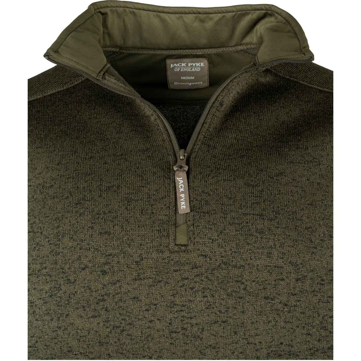 Jack Pyke Melange Quarter Zip Fleece Jack Pyke