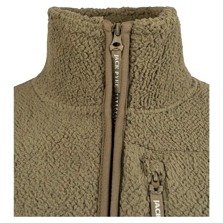 Shires Fleece Jacket Green - John Freya London | Finest Hunting Shooting Equipment & Clothing