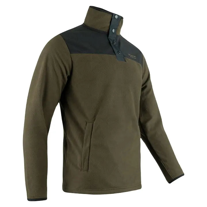 Jack Pyke Snap Neck Fleece Top - John Freya London | Finest Hunting Shooting Equipment & Clothing