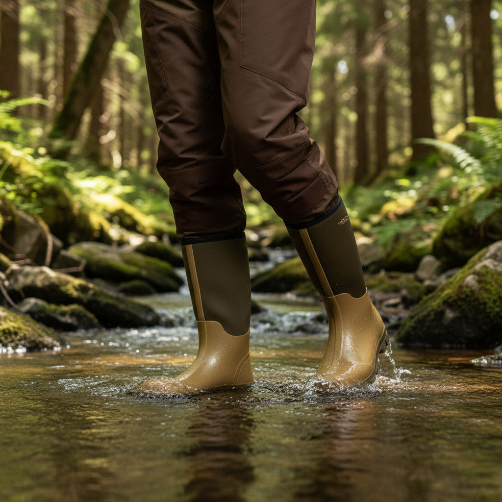 Jack Pyke Ashcombe Neoprene Wellington Boots Waterproof Green Jack Pyke