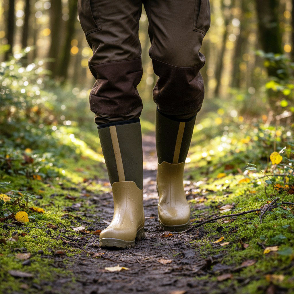 Jack Pyke Ashcombe Neoprene Wellington Boots Waterproof Green Jack Pyke
