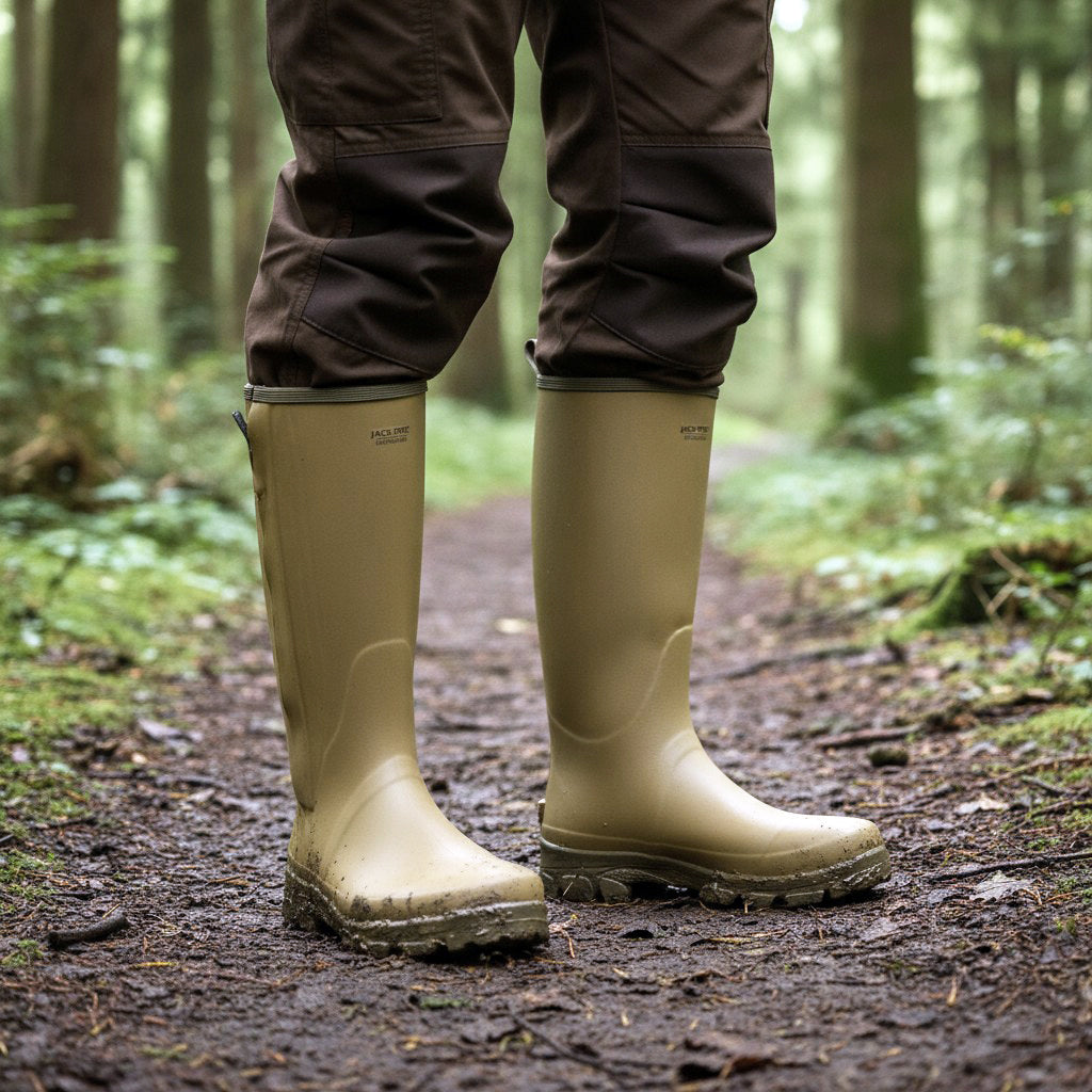 Jack Pyke Ashcombe Zipped Wellington Boot Waterproof Jack Pyke