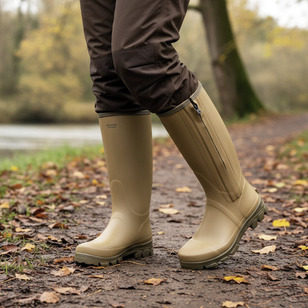Jack Pyke Ashcombe Zipped Wellington Boot Waterproof Jack Pyke