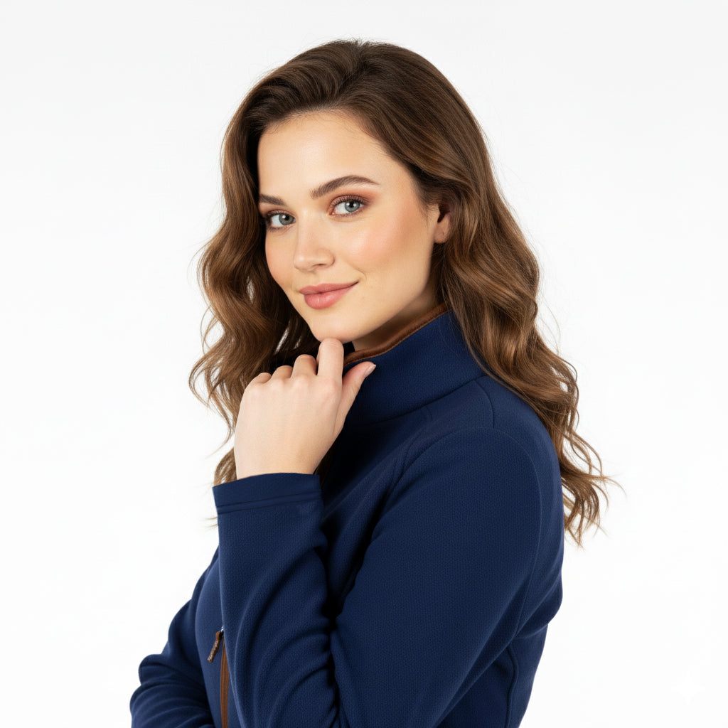 Jack Pyke Ladies Fleece Jacket Denim Jack Pyke