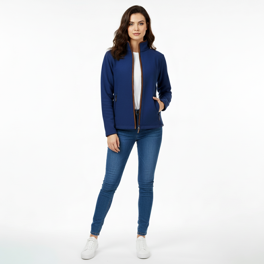 Jack Pyke Ladies Fleece Jacket Denim Jack Pyke