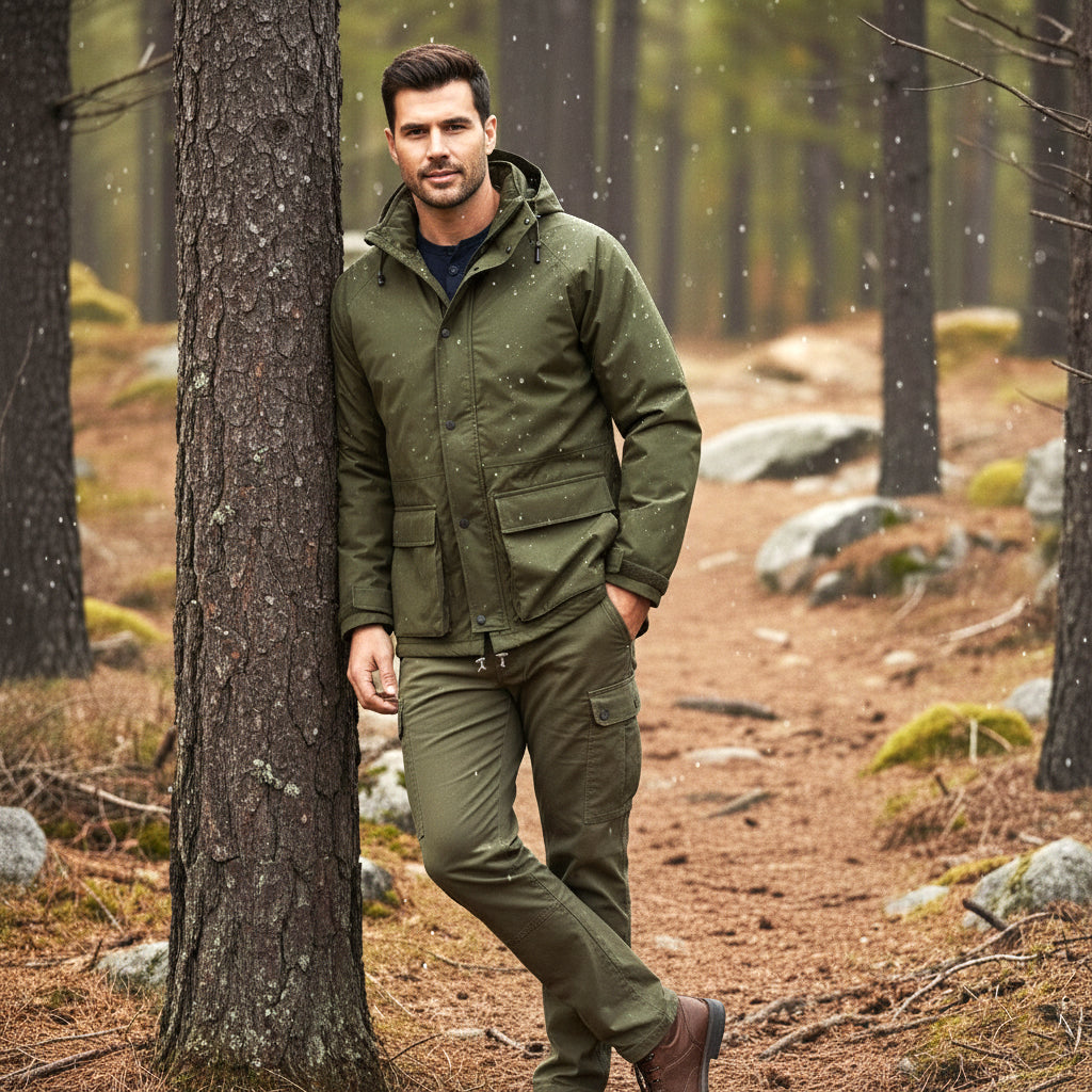 Jack Pyke Rannock Waterproof Hunting Jacket Green Jack Pyke