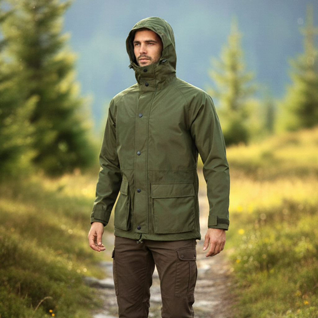 Jack Pyke Rannock Waterproof Hunting Jacket Green Jack Pyke