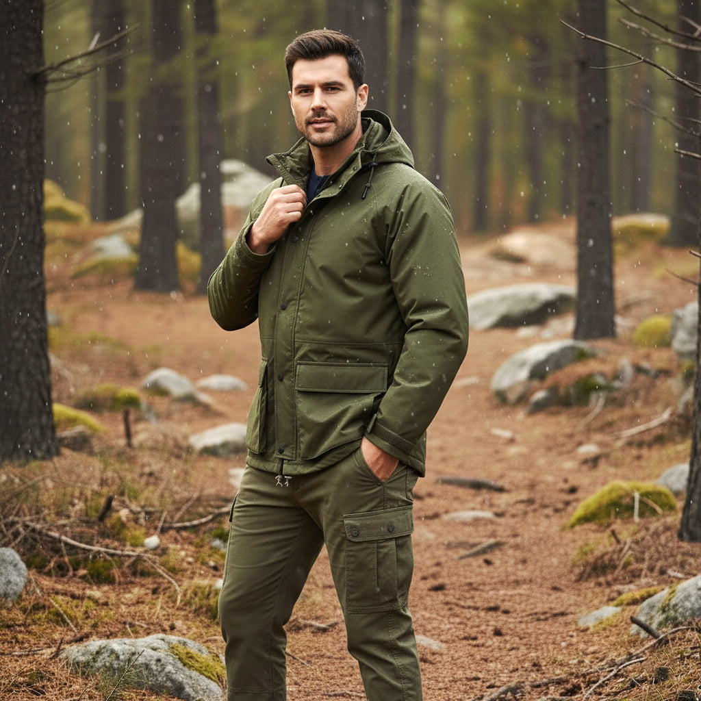 Jack Pyke Rannock Waterproof Hunting Jacket Green Jack Pyke