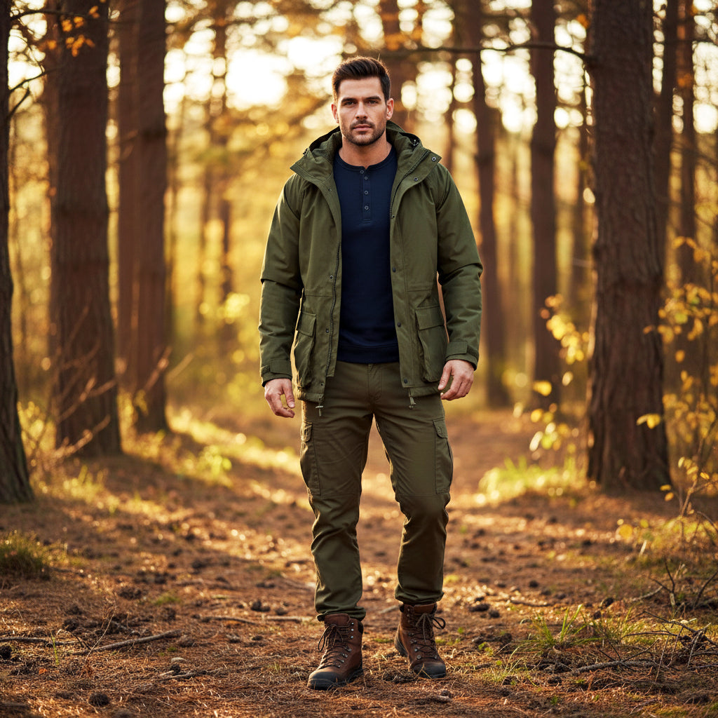 Jack Pyke Rannock Waterproof Hunting Jacket Green Jack Pyke