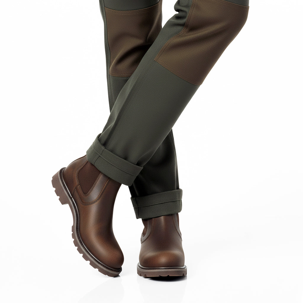 Jack Pyke Safety Dealer Boots Toe Capped Brown Jack Pyke