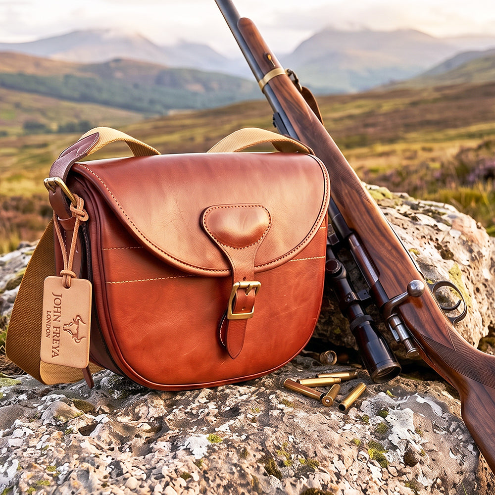 Legend Leather Cartridge Bag British Tan John Freya